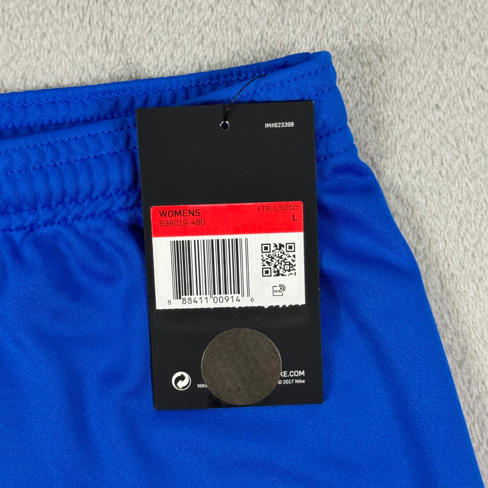 Nike Park II Womens Dri-FIT Shorts 898019-480 Royal Blue Size Large NEW