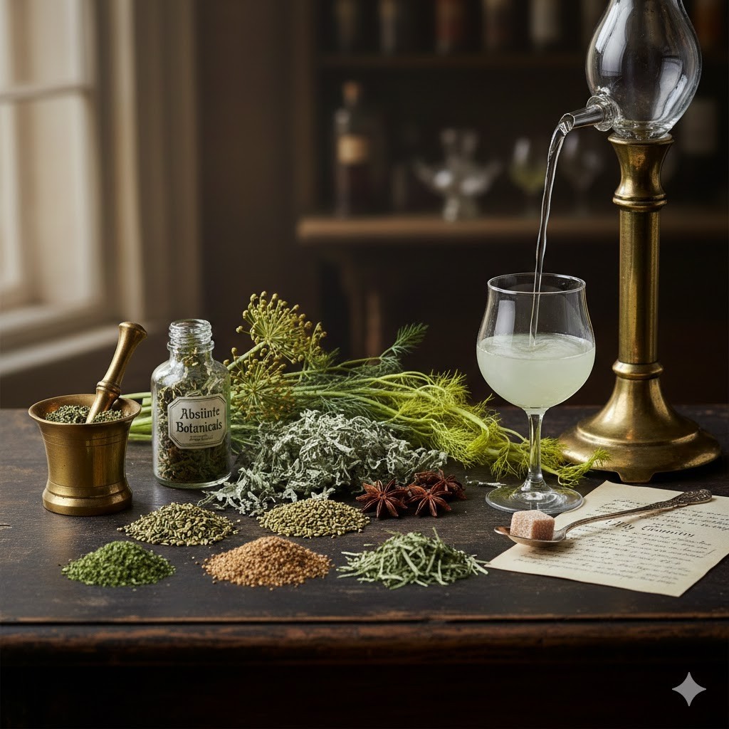 Absinthe Kit Botanic Herb Mix Wormwood Anise Fennel Many More! Potent USA