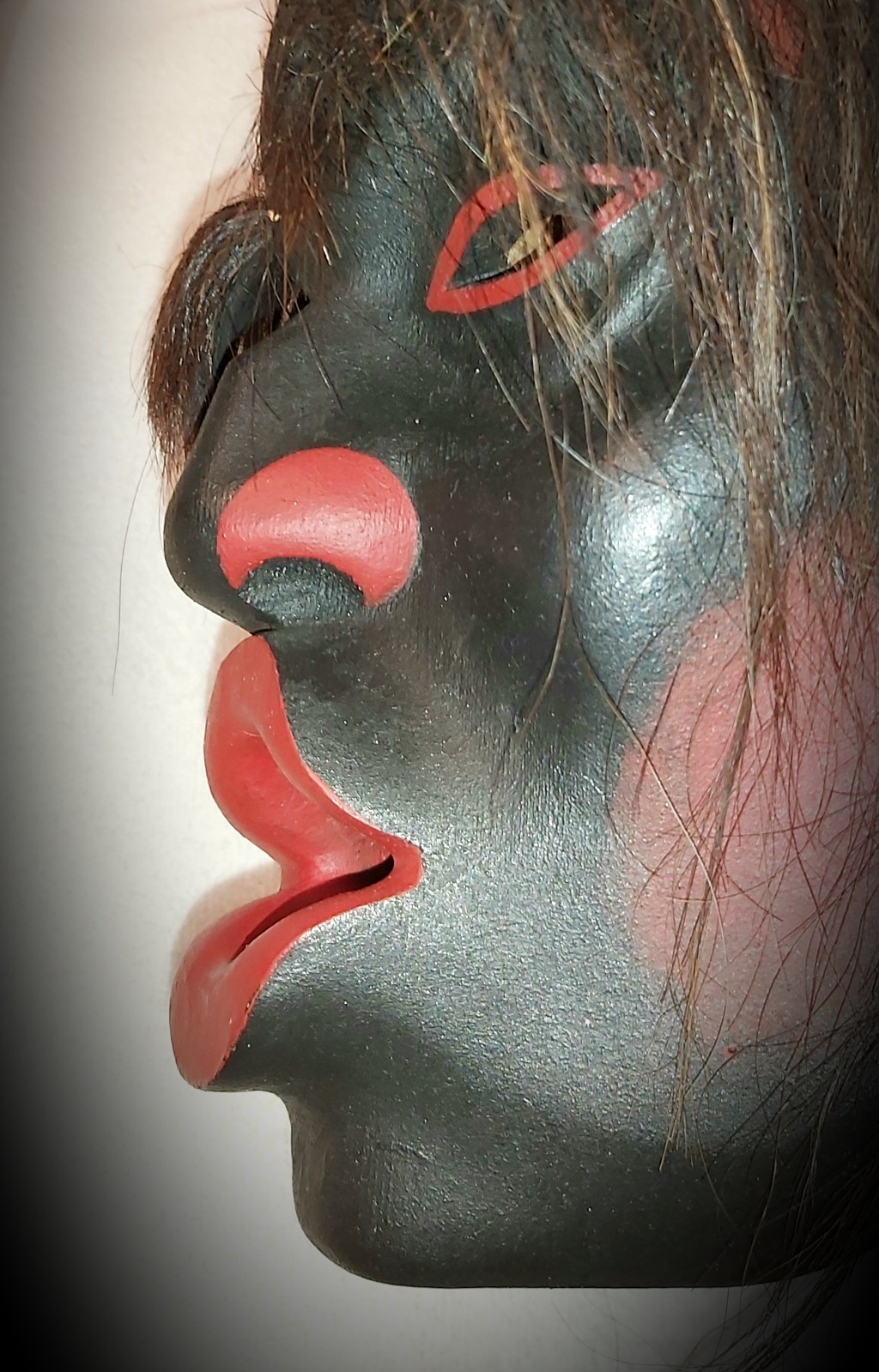 Northwest Coast, Dzunukwa / Tsonokwa vintage mask