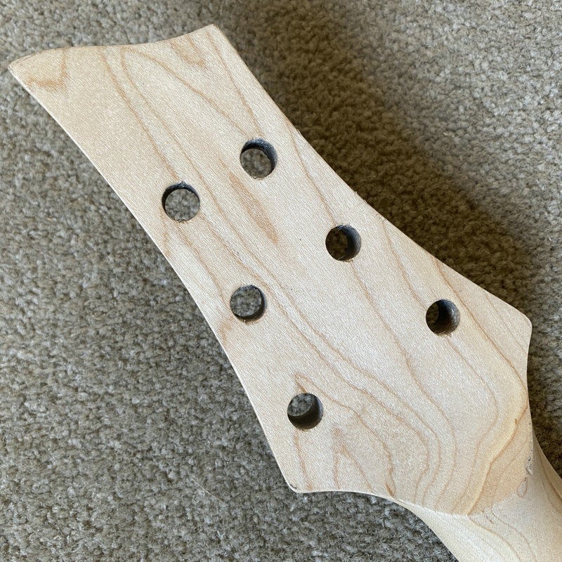 Black Maple Wood Guitar Neck, Rosewood Fretboard 24 Frets