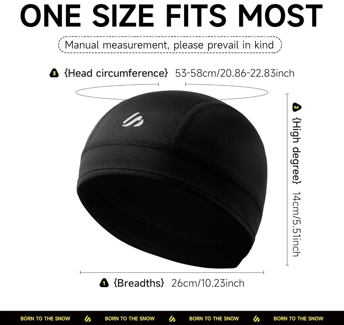 3 Pieces Skull Cap Helmet Liner, Cooling Hat Welding Cycling Beanies Head wra...