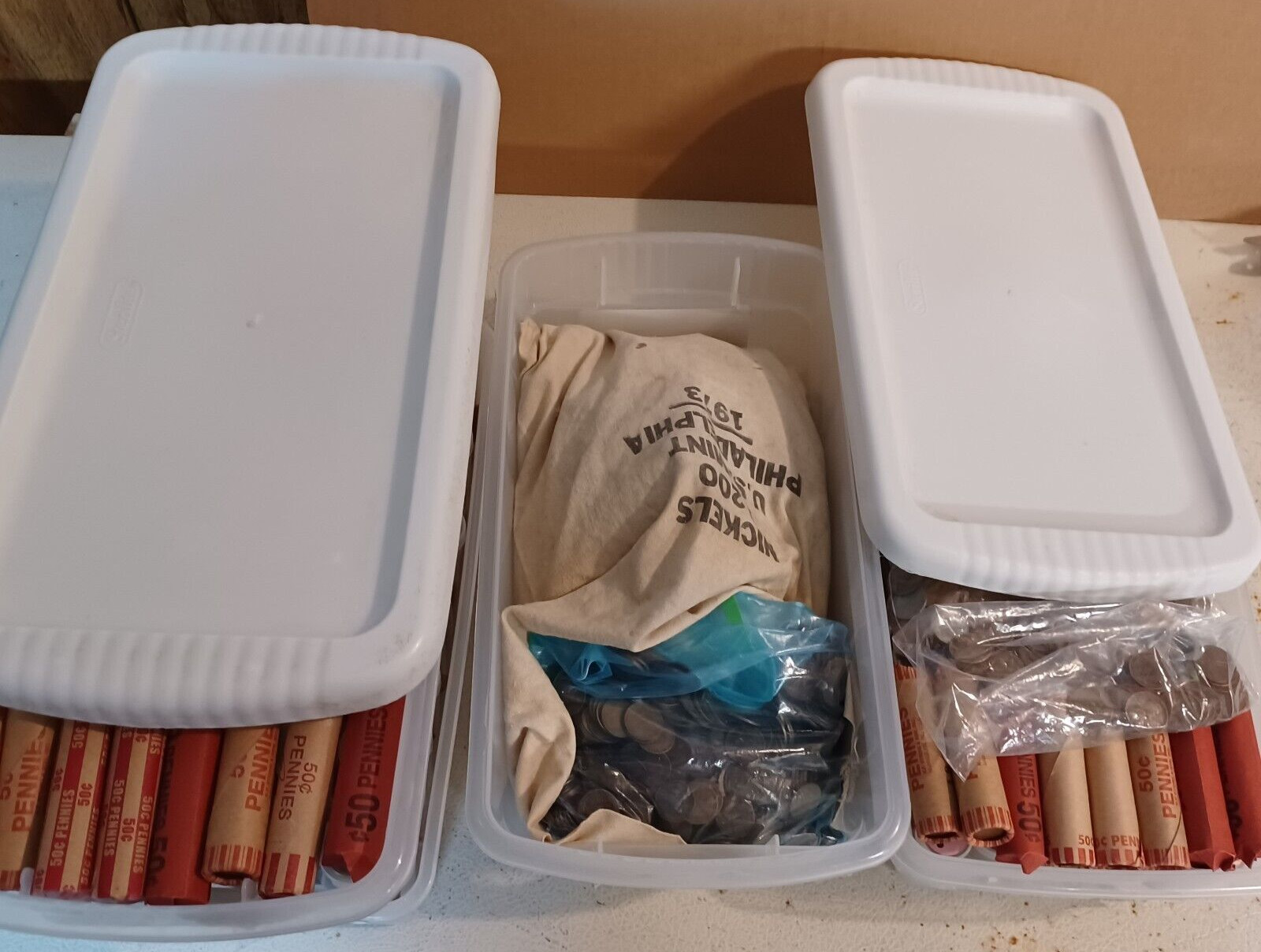 Wheat Cent Roll ranging from 1909-VDB-55PDS-Ol' Fred's Hoard, 60% Pre40-SEE DESC