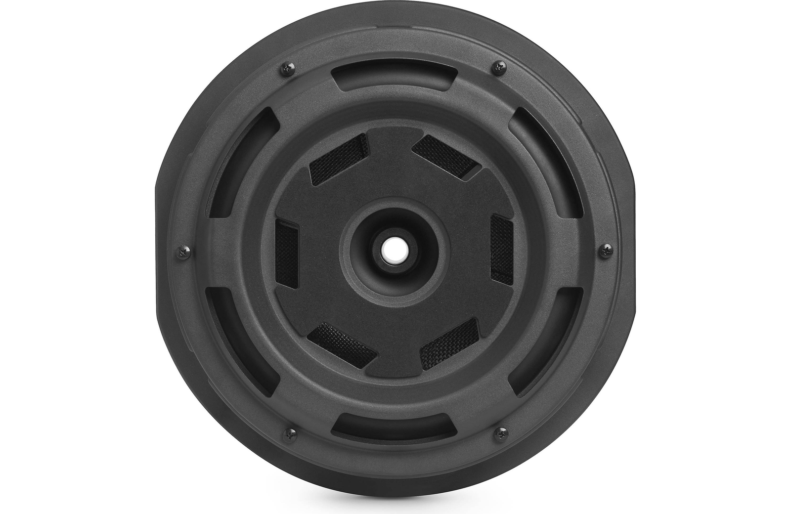 JBL BassPro Hub 11" subwoofer enclosure w. 200 W amp mounts to hub of spare tire