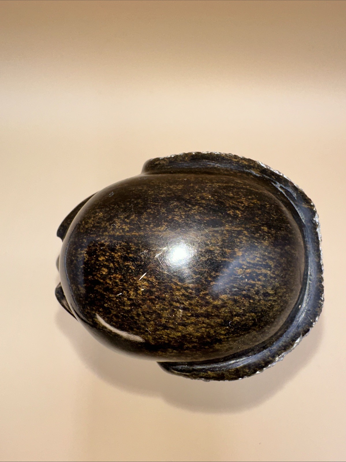 HAND-CARVED SOLID STONE AFRICAN SHONA HEAD BUST COUPLE FINELY DETAILED!