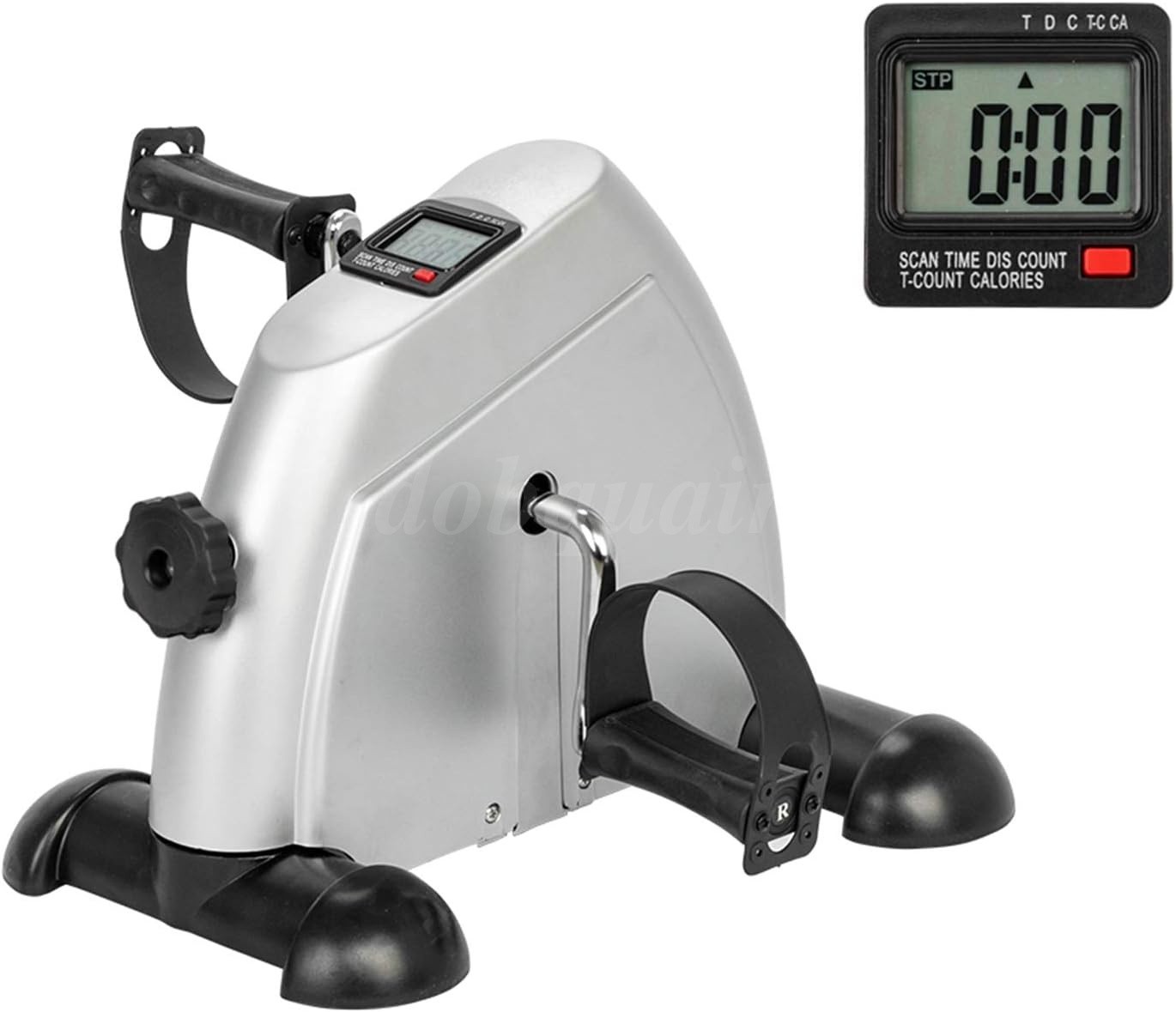 Portable Mini Cycle Bike Foot Pedal Exercise Machine Arm Leg Recovery Peddle US