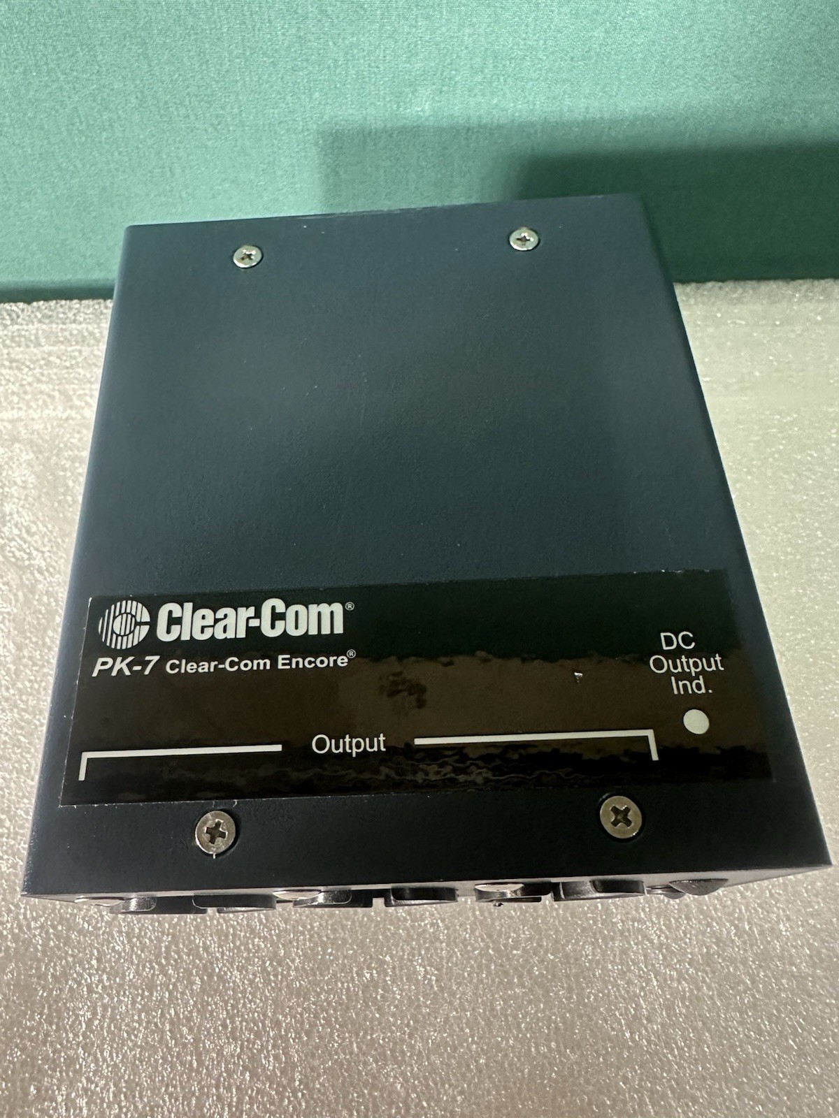 Clear-Com PK-7 REV D – Analog Partyline Power Unit, 22–30V DC, 3 XLR Ports. USED