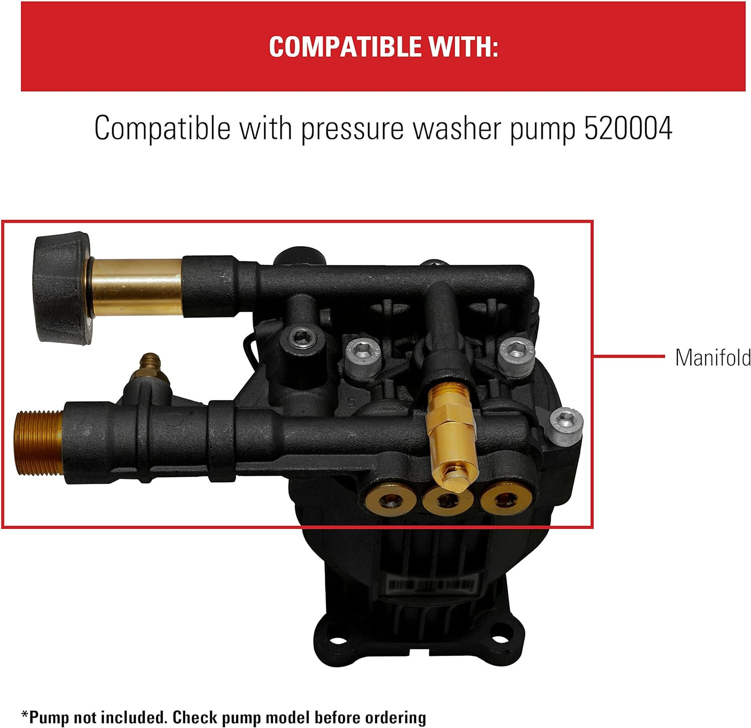 7110163 Simpson Genuine OEM Pre-Assembled Manifold Kit Assembly with Bolts