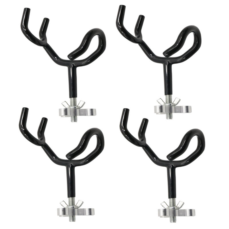 4 PCS Newly Sure Grip Steel 20 Degree Angle Rod Holder Fishing Boat Rod Pod