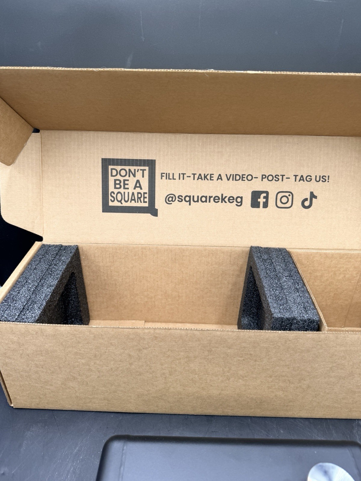 Square One (SquareKeg) Mini Keg Stainless Steel Keg Tap Complete System Black