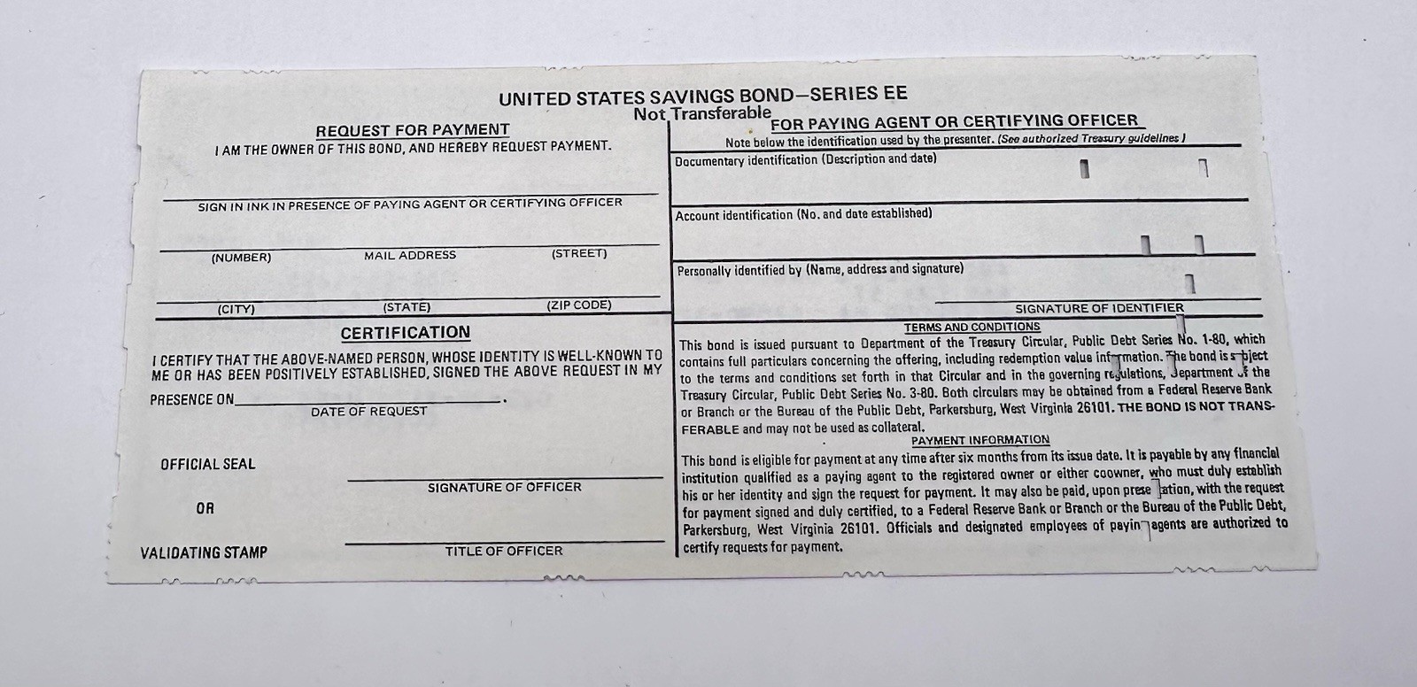 United States Savings Bond, Series EE, 1984-85 $200, John F. Kennedy