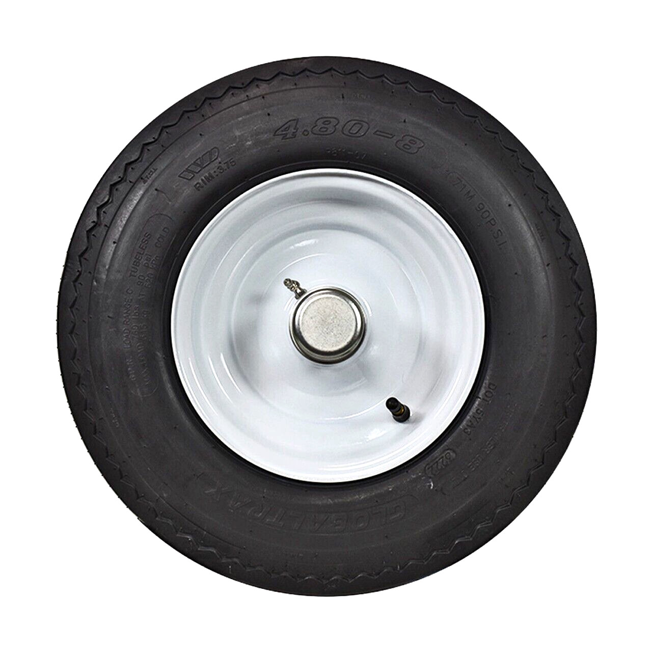 Log Splitter Wheel on 4.80 – 8 Load Range C Tire - 1" Center Bearing