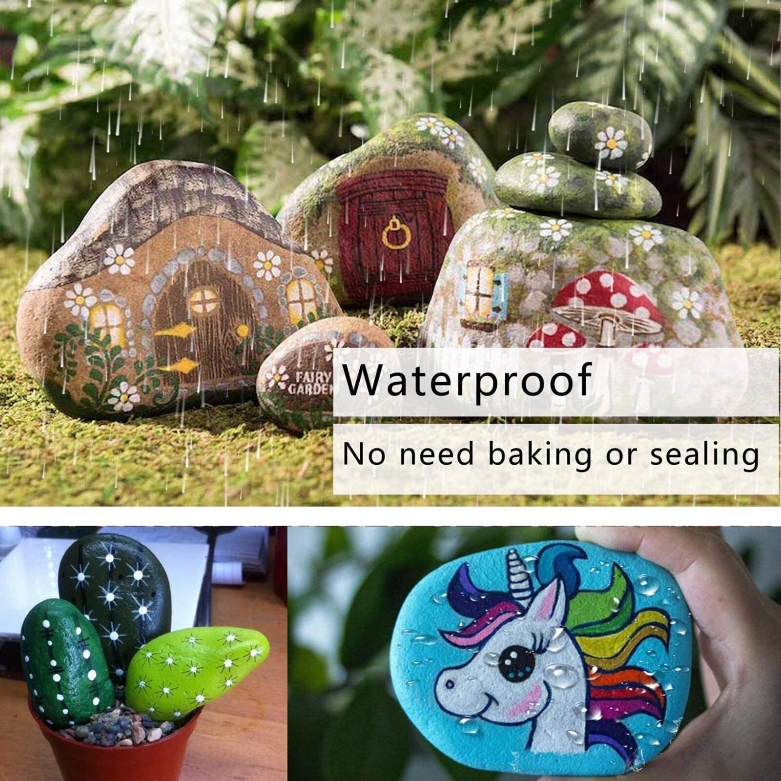 16Pcs Waterproof Permanent Paint Marker Pen For Car Tyre Tire Tread Rubber Metal