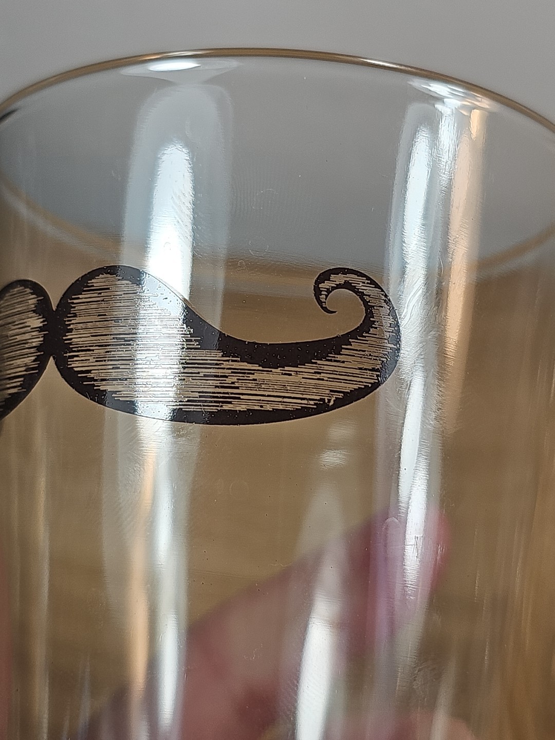 HTF Olde Frothingslosh Mustache Beer Glass