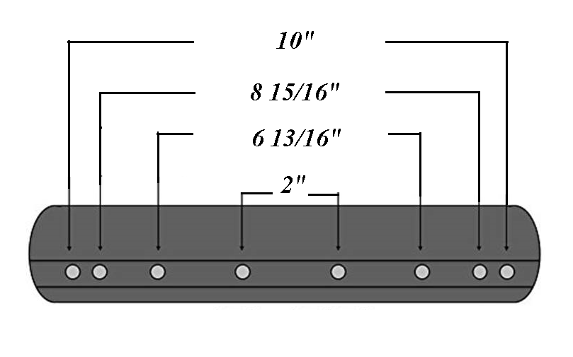 Full Length Padded Armrest Pads Black 14 Inch Pair, New