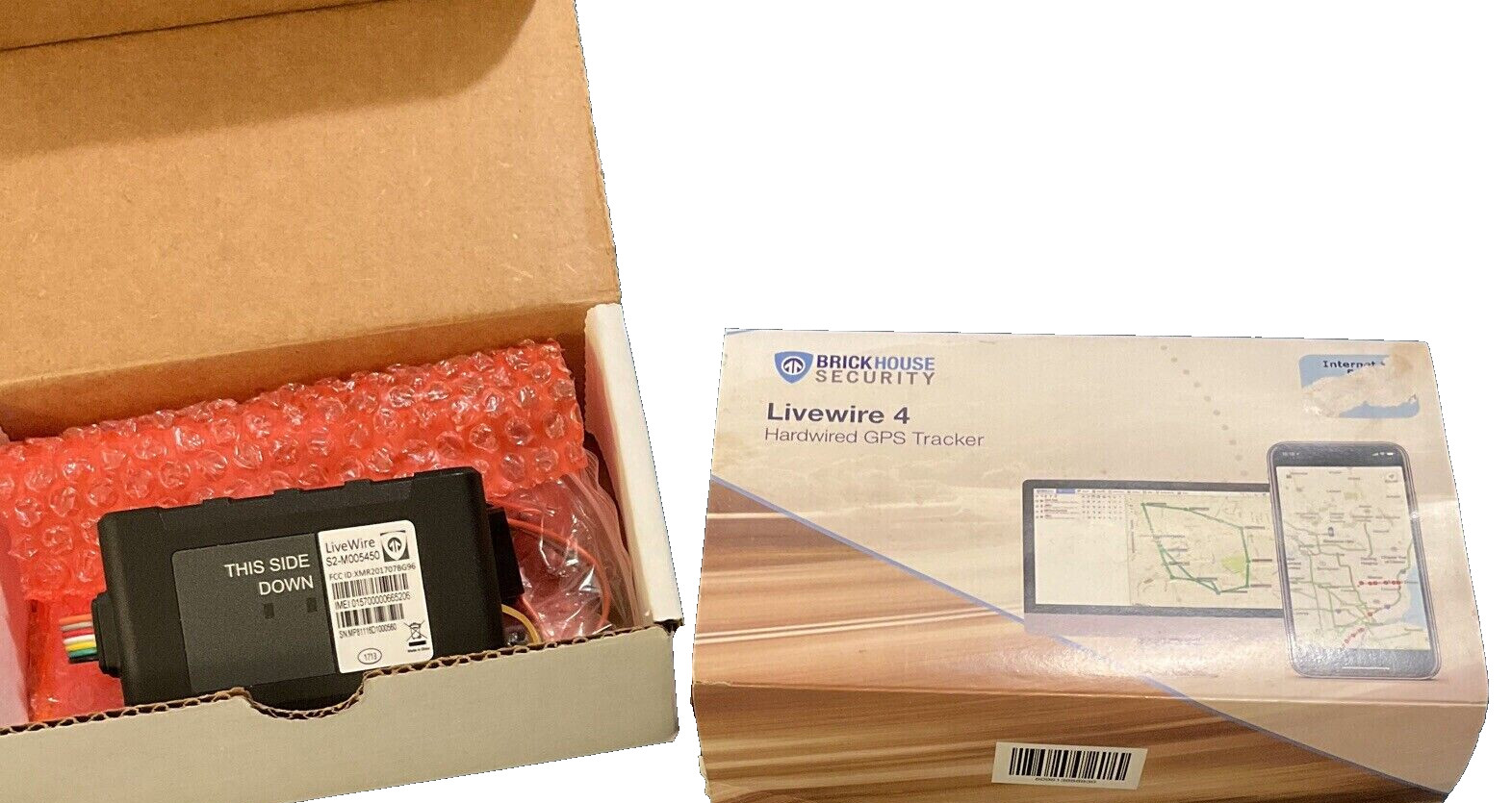 Brickhouse LTE Livewire 4 Vehicle GPS Tracker For Cars Trucks Teens & Fleets