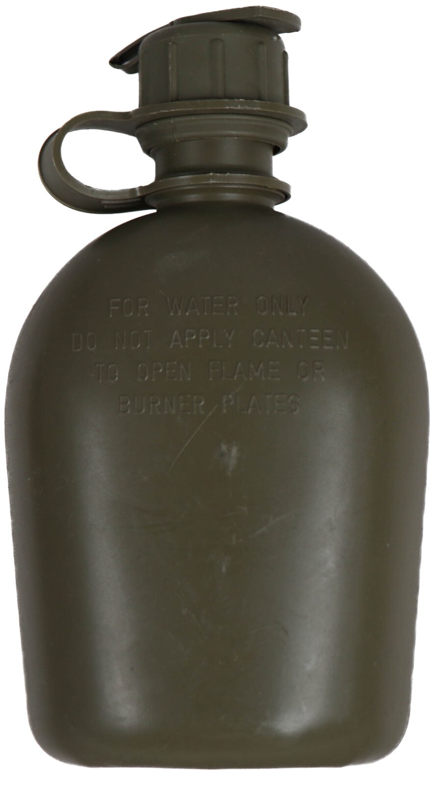 US Military 1 Quart Canteen Hard Plastic OD Green 1QT ALICE Cap Army Field Gear