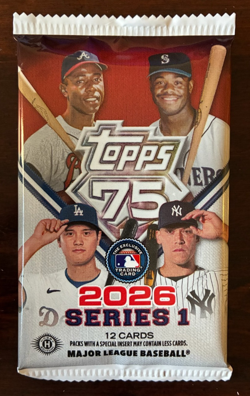2026 Topps Series 1 HOBBY PACK (12 Cards)