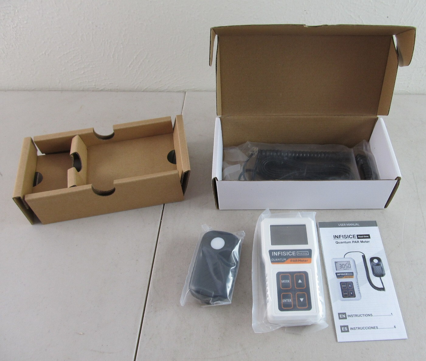 Quantum PAR Meter - High precision, Grow light meter, Indoor Meter New in Box