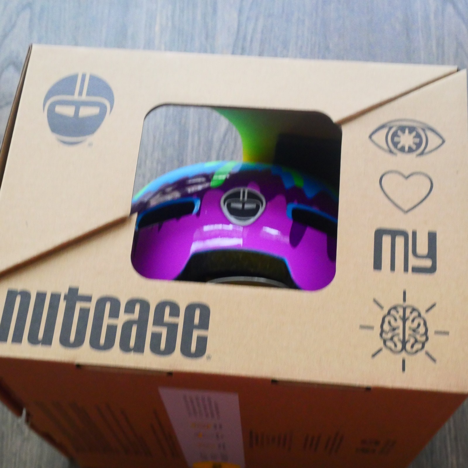 NEW Nutcase Little Nutty Toddler Helmet Bike Skate Tie Dye MIPS 8 7/8" - 20.5"