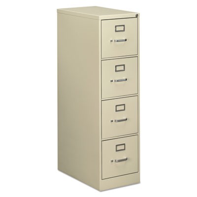 Alera HVF1552PY Vertical File Cabinet 4 Drawers Putty 15x25x52