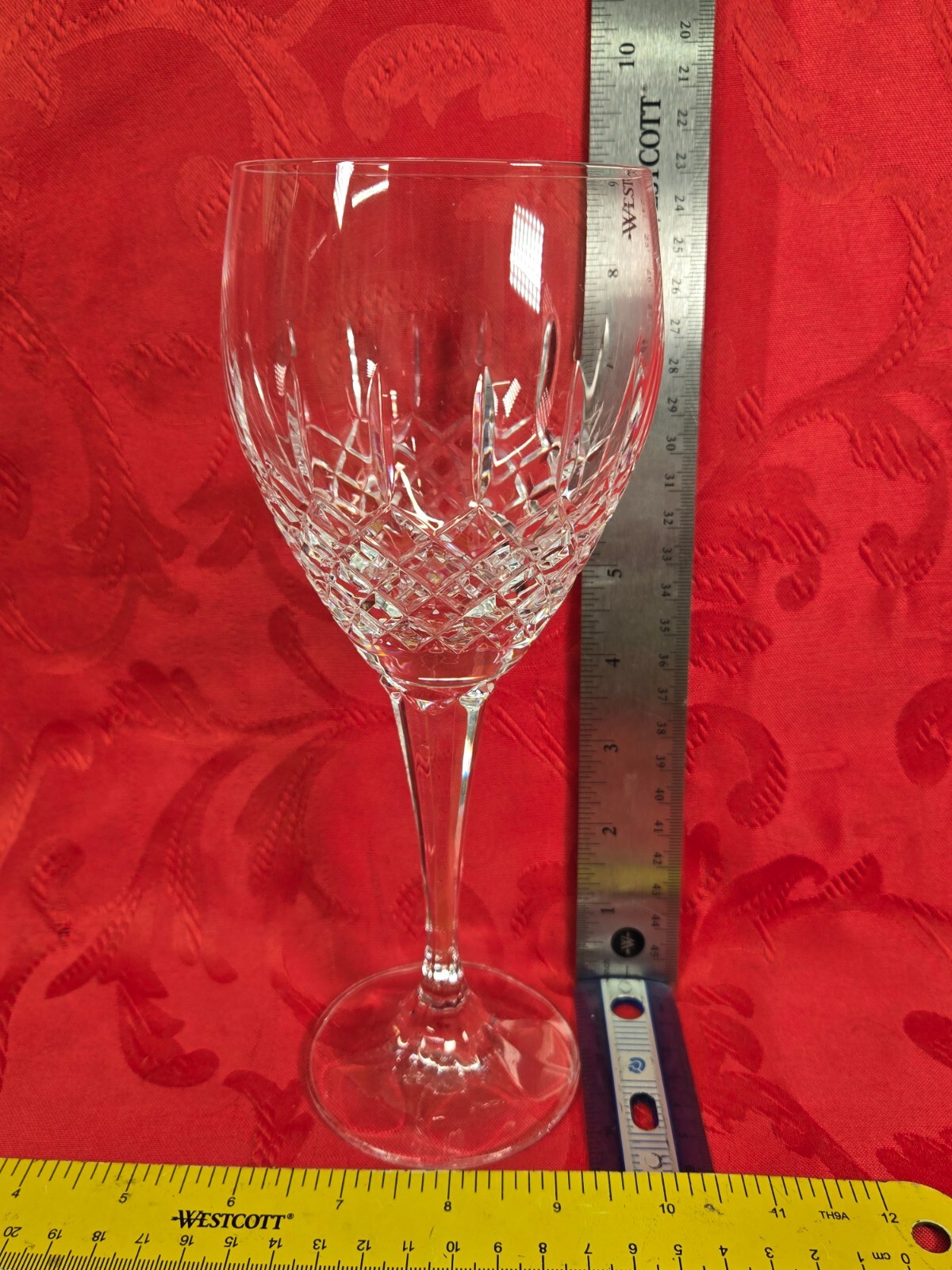 Water Goblet MIKASA Coventry  Crystal 9" Tall