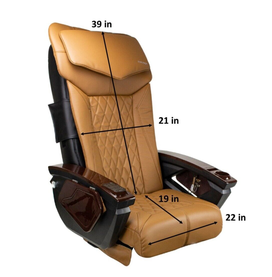 Leather pad Set/Upholstery/Back Pillow Seat for Massage Spa Pedicure Chair LX22