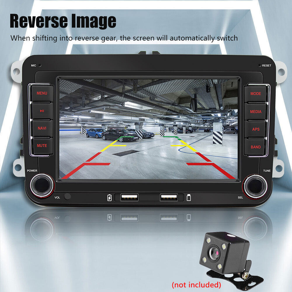 7'' Multimedia Player GPS Sat Nav Carplay Android 11 FM For VW Golf 5 6 Passat Polo