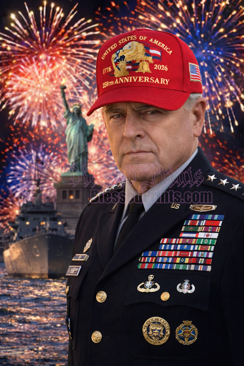 USA 250th Anniversary Hat Cap Eagle 1776 2026 RED Veteran Gift Made In USA V1.0