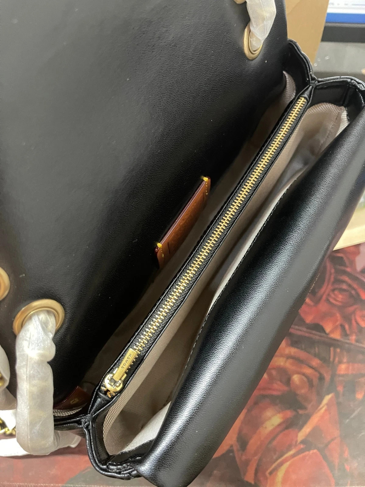 COACH CP150 Tabby 26 Quilted Shoulder Bag Leather Black NEW Outlet