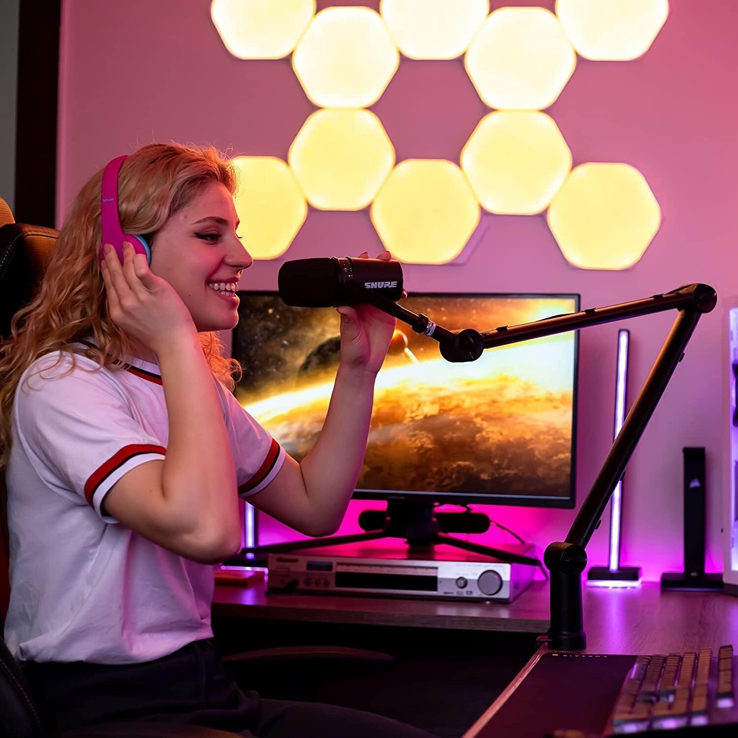 IXTECH Boom Arm-Adjustable 360° Rotatable Microphone Arm-Sturdy Stainless Steel