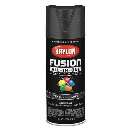 Krylon K02776007 Textured Spray Paint,Black,12 Oz.