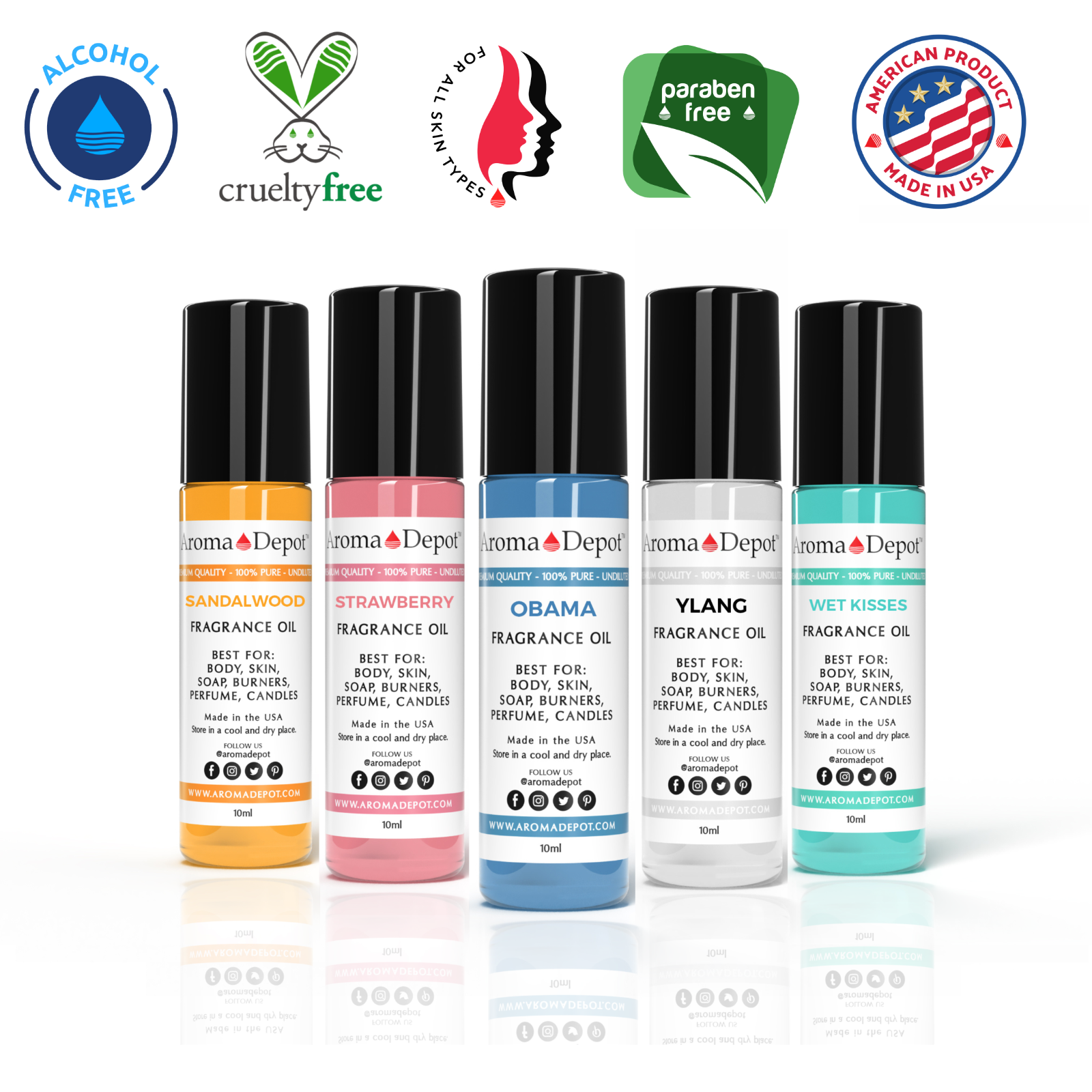 4 oz Fragrance Oils for Candle Soap Bath Bomb Incense Making Scented Oils Bulk