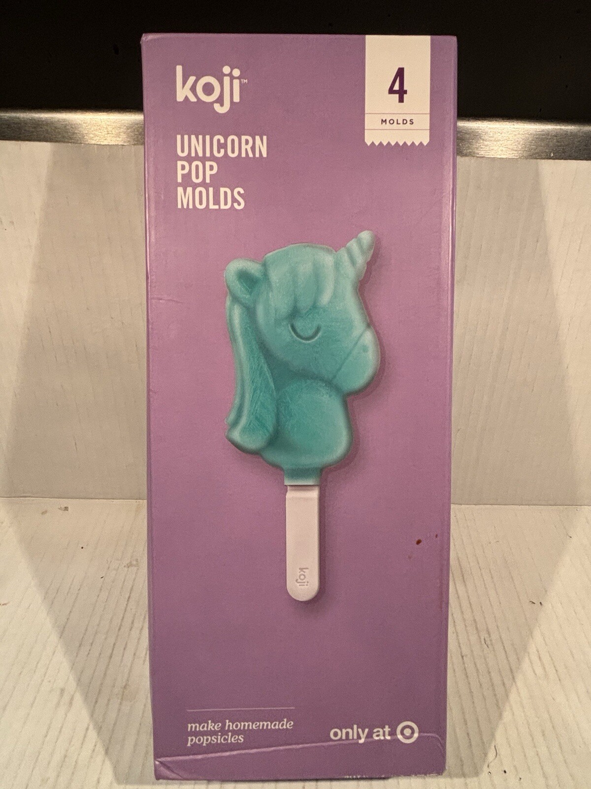 Unicorn Pop Mold 4 Silicone Ice Pops Magic Koji New