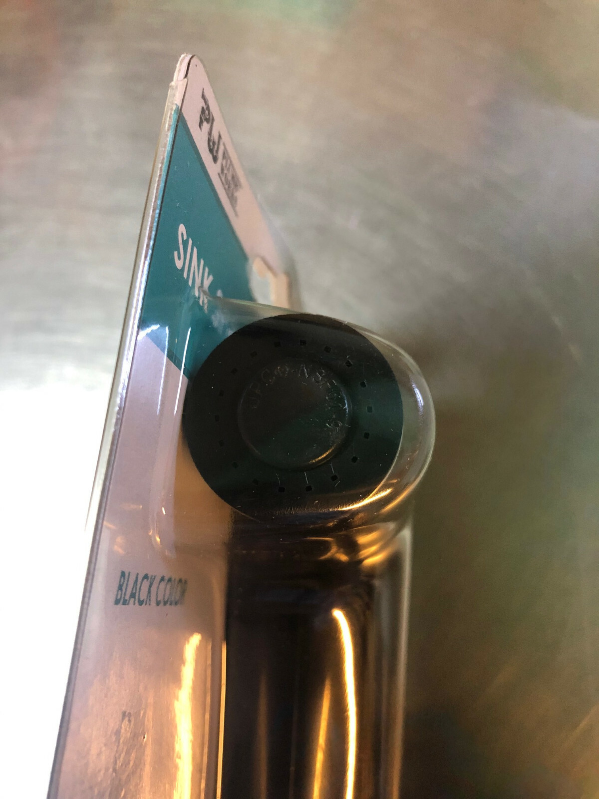 BLACK Plastic Sink Sprayer Replacement Head thumb lever control sink spray hose