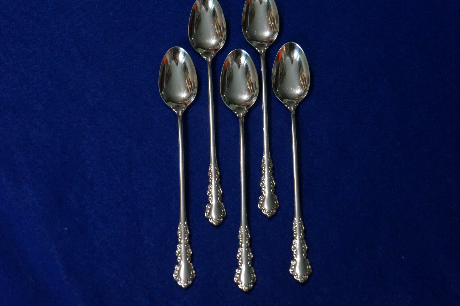 Oneida Shelley Heirloom Cube (5) Iced Tea Spoons