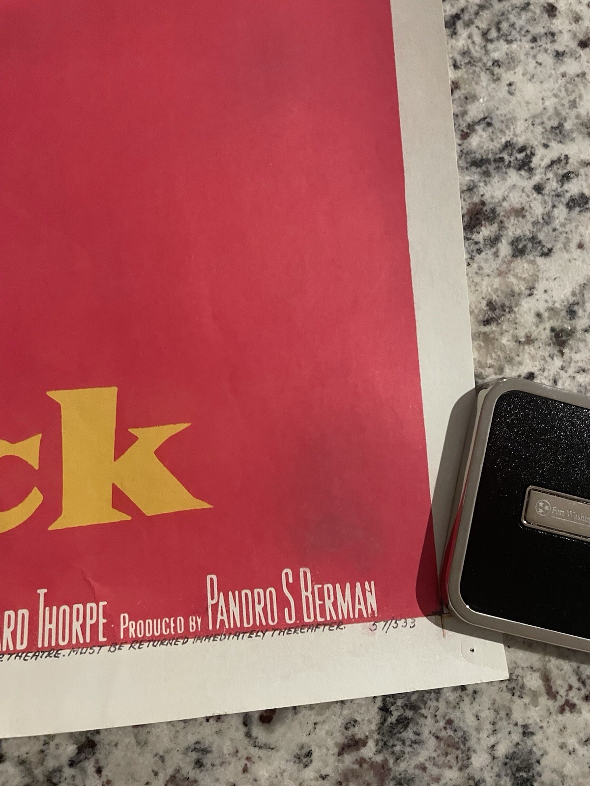 Elvis Presley at his Greatest MGM Movie Poster Jailhouse Rock 40” X 26” (Repro)