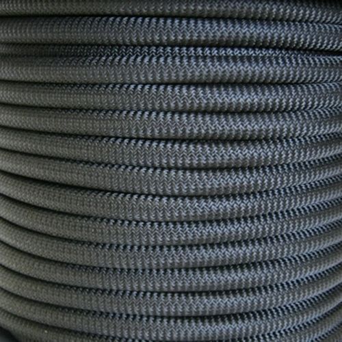 3/4" 50 ft Bungee Shock Cord Black Marine Grade Heavy Duty Shock Rope Tie Down