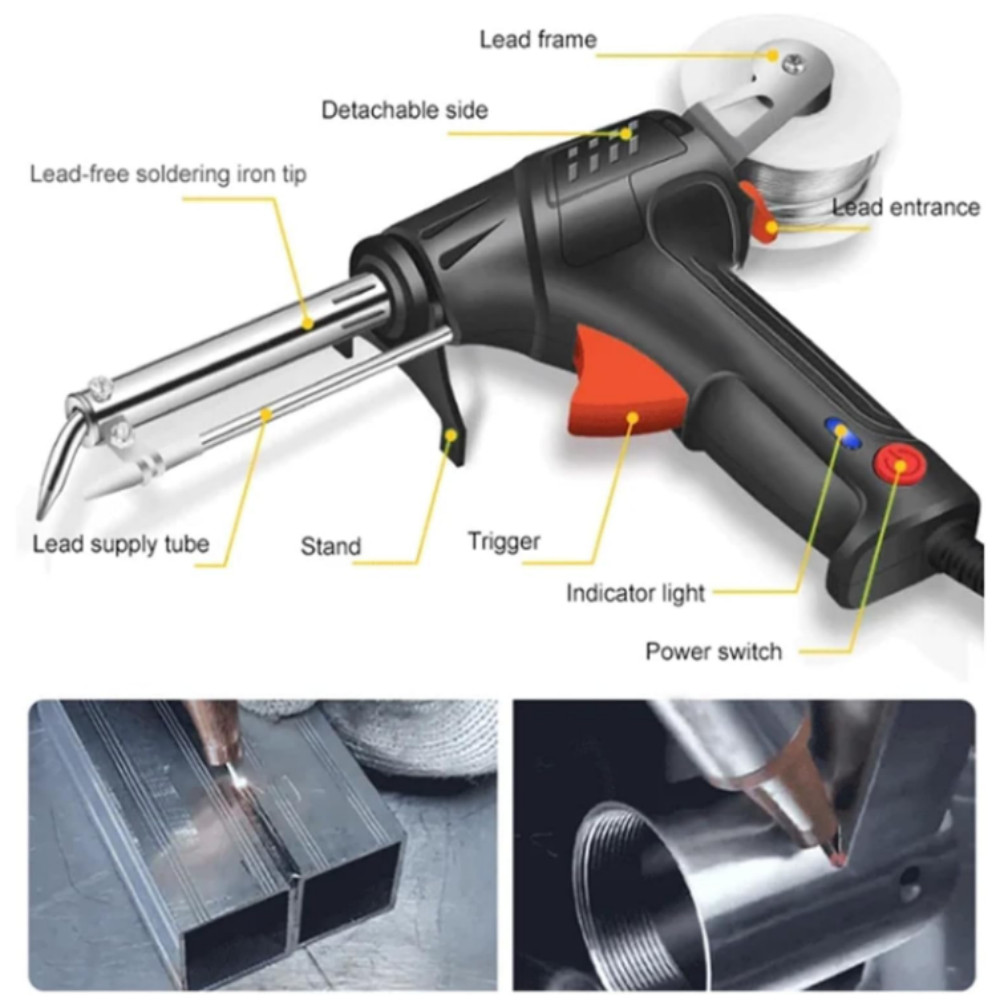 Internally Heated Industrial Laser Welding Tools, Handheld Welder