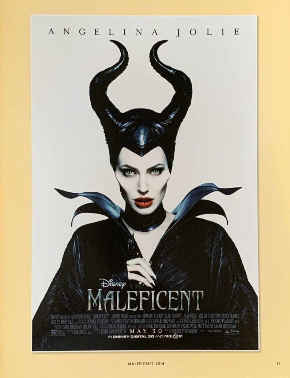 2014 Angelina Joline Disney Maleficent Movie Poster #0004