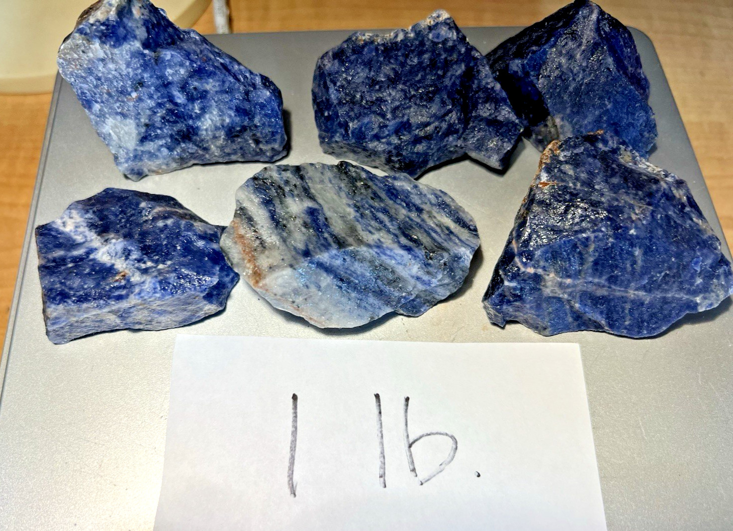 Rough Blue-Violet Sodalite Lapidary Grade or as Display    1 pound+