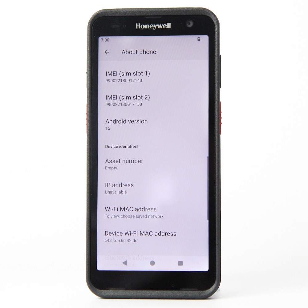 Honeywell CT70 Android GMS 5G Mobile Computer Barcode Scnaner CT70-X1N-058CS104G