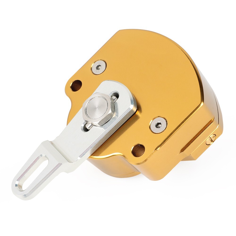 CNC Steering Damper Stabilizer Universal Reversed Safety Control Adjustable Gold