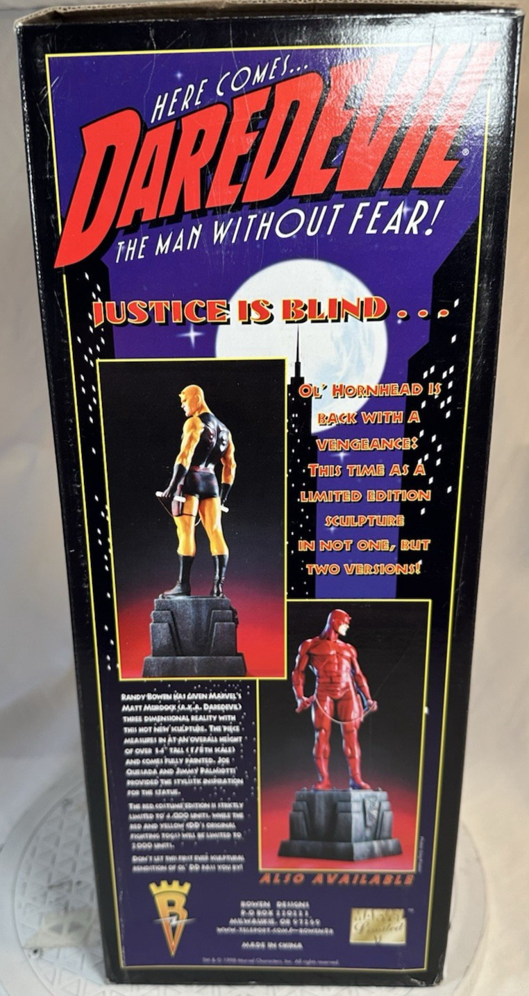 SIGNED!Set of Two Number 1s. MARVEL BOWEN DAREDEVIL THE MAN WITHOUT FEAR (S6)