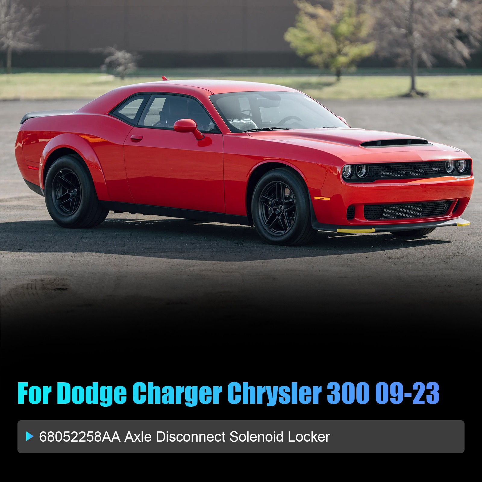 68052258AA Axle Disconnect Solenoid Locker For 09-23 Dodge Charger Chrysler 300