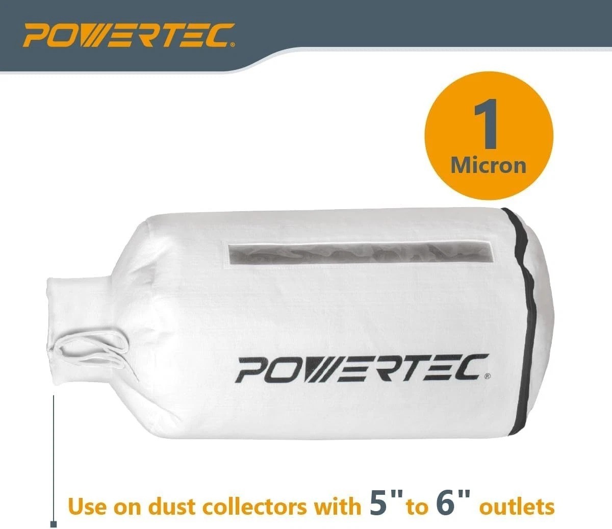 Lightweight Polyester Dust Filter Bag - 1 Micron for Grizzly, Rockler & More