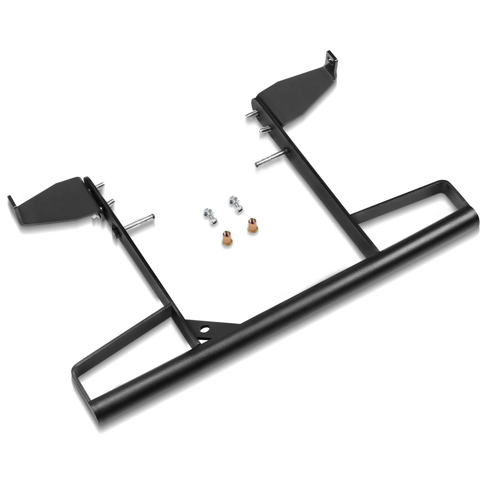 Rear Steel Wide Grab Bar Bumper For Yamaha 06-20 Raptor 700 700R YFM700 Black