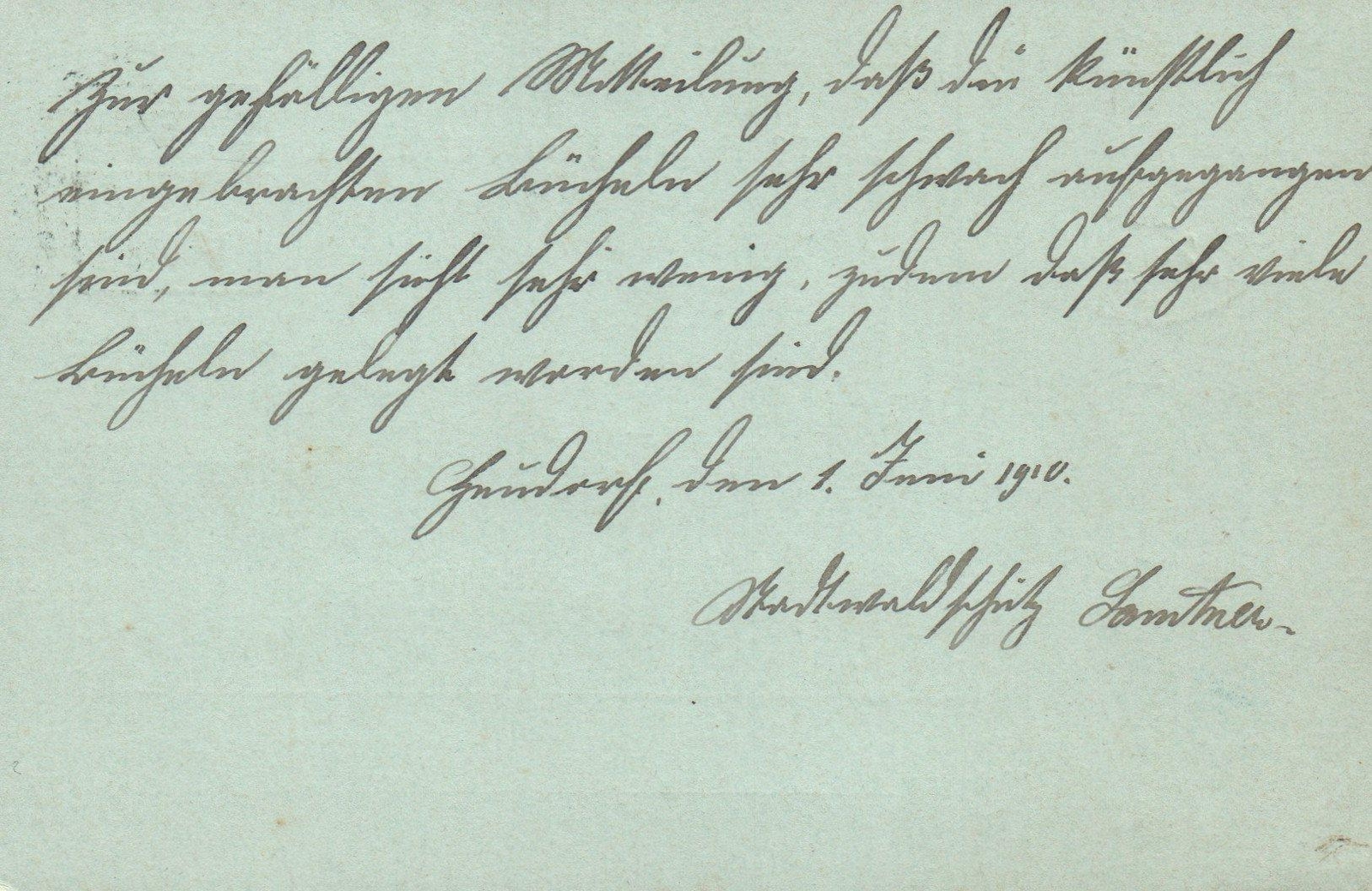 1910 ANTIQUE Mengen Konigreich Wurttemberg POSTCARD