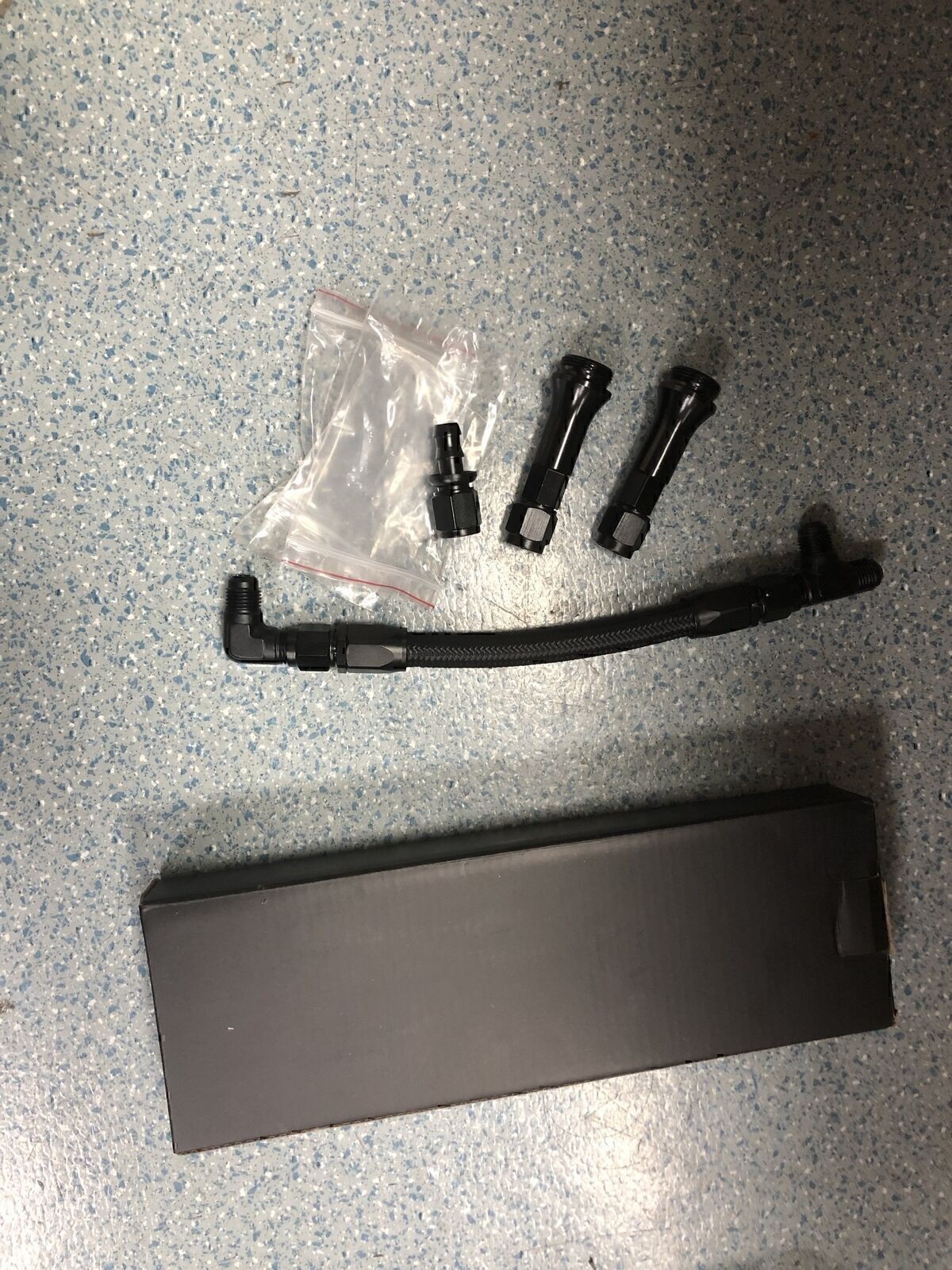 Dual Feed Carb Fuel Line Double Pumper For 4150 Holley Carburetor Braided Xfitwm