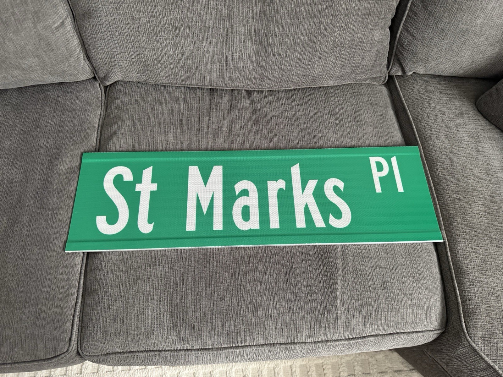 NYC Dot - NEW St. Marks Place Sign - LE /50 ONLY - IN HAND
