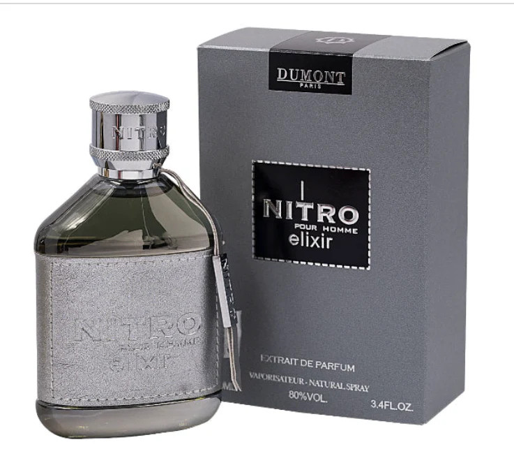 Nitro Elixir Pour Homme - Extrait De Parfum for Men 3.4oz